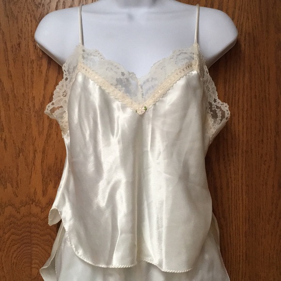 Nan Flower Other - Sexy Silky Babydoll Camisole with Tap Pants